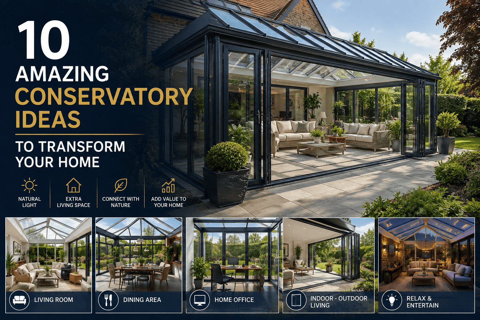 10 Amazing Conservatory Ideas to Transform Your Home